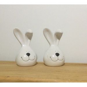 Ceramic Whimsical Bunnies
